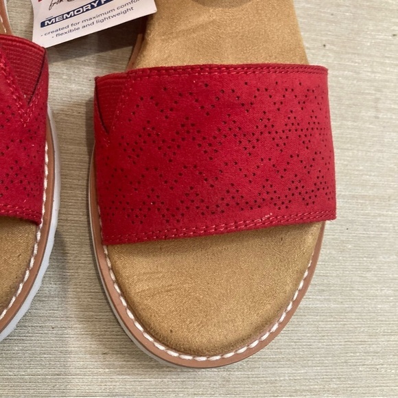 BOBS by Skechers Sz 9 Desert Kiss Velcro Closure Memory Foam Insoles Sandals NEW - Picture 4 of 11